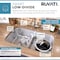 Ruvati 32" Low-Divide 50/50 Double Bowl Undermount 16 Gauge SS Kitchen Sink RVM4350 - alternate 6